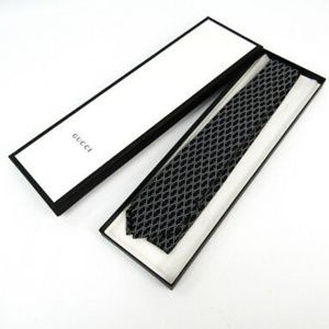 Gucci mens cravat blue and white